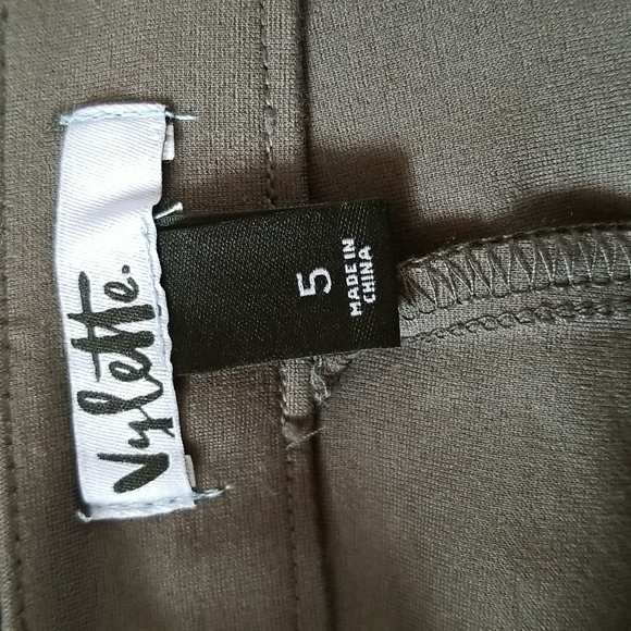 NWT Vylette Charcoal Grey Stretch Flare Pants Size 5 - Picture 6 of 8